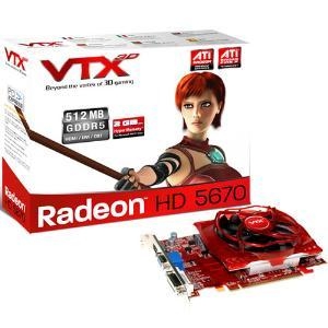 [ATi  HD 5670]  512Mb DDR5 / VTX  VX5670 512MD5-HV2