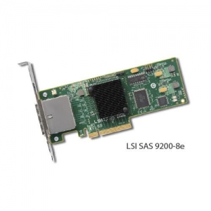 LSI Logic SAS9200-8E SGL PCI-E, 6 Gb/s, SAS, 8-port Host Bus Adapter  Без кабелей(LSI00188)