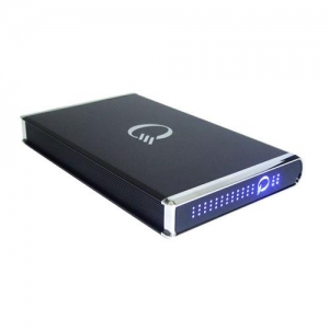 320Gb 3Q Fast Portable HDD External 2.5" (3QHDD-E205-WB320), eSATA + USB2.0, One-Touch-Backup, Black