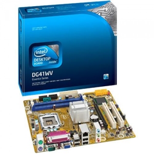 INTEL DG41WV Socket775, G41, 2*DDR3, SVGA+PCI-E, SATA, ALC888 8ch, GLAN, mATX (907401) (ОЕМ)