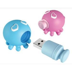 8Gb A-Data (T806)  Octopus Pink, Retail