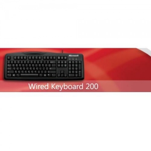 Microsoft Wired Keyboard 200 USB Black (NZD-00019/JWD-00002)