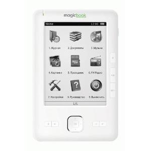 G-mini MagicBook M6 White (6",  FM, 2Gb microSD, Case)