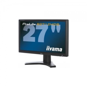 iiYama ProLite B2712HDS-B1  27" / 1920x1080 / 2ms / D-SUB + DVI-D + HDMI / Spks / Black