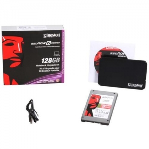 2.5" 128Gb Kingston SSDNow V-Series (SNV425-S2BN/128G) SATA, Drive with Notebook bundled accessory kit