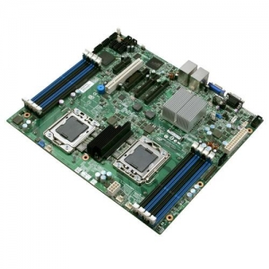 Intel S5500BCR Server Board, Socket LGA1366 x 2,  8 * DDR3, SVGA, 2*PCI-Ex8, 2*PCI-Ex4, 1*PCI, 6*SATA+RAID,2*GLAN,SSI CEB
