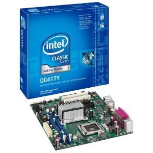 INTEL DG41TY Socket775, iG41, 2*DDR2, SVGA+PCI-E,ATA,SATA,ALC888VC 6ch,GLAN,mATX  (ОЕМ)