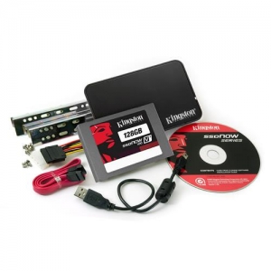 2.5" 128Gb Kingston SSDNow V+ 100 Series (SVP100-S2B/128G) SATA, MLC Chip