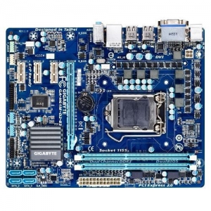GigaByte GA-H61M-D2-B3  Socket 1155,  iH61, 2*DDR3, PCI-E, SATA, ALC889 8ch, GLAN, D-SUB+DVI-D (Integrated In Processor), mATX