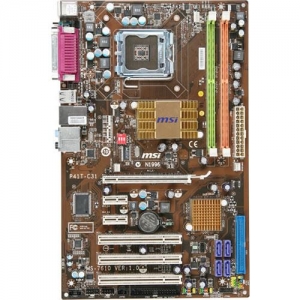 MSI P41T-C31 Socket 775,iG41, 2*DDR2,PCI-E,ATA133,SATAII,ALC888 8ch,GLAN,ATX