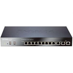 D-Link DFL-860E UTM VPN 2xWAN, 1xDMZ, 7x10/100Mbps LAN