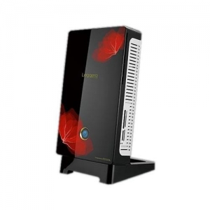 Ezcool W-100M 60W Mini ITX,  Black/Red Flowers, Slim ODD, 3.5 HDD, Card Reader, FAN, 2 x USB2.0 + Audio