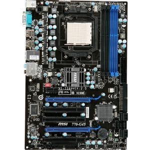 MSI 770-G45 Socket AM3, AMD 770, 4*DDR3, PCI-E, ATA, SATA+RAID, ALC888S 8ch, GLAN, ATX