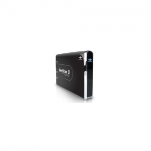 Мобильный корпус для HDD 2.5" Vantec Nexstar3 NST-260SU-BK, SATA->USB2.0&eSATA, blue led, OTB, Al, чехол, black