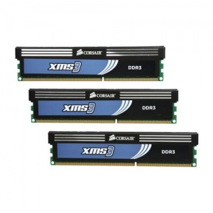 DIMM DDR3 (1333) 6Gb Corsair for Intel Core i7 CMX6GX3M3A1333C8  (8-8-8-24) , комплект 3 шт. по 2Gb, RTL