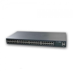 ASUS GX1050, 48 портов 10/100 Мбит/с + 2 Gigabit 1000BASE-TX , встраиваемый в 19", 1U