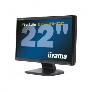 iiYama ProLite E2208HDD-B1  22" / 1920x1080 / 5ms / D-SUB + DVI-D / Black