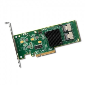 LSI Logic SAS9211-8i KIT PCI-E, 8-port 6Gb/s SAS, RAID 0,1,10 Adapter (LSI00195)