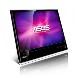 ASUS MS227N  22" / 1680x1050 / 2ms / D-SUB + DVI-D / Ultra-Slim / Черный глянцевый / Белый