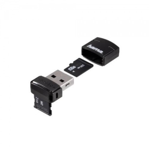 3-in-One External Hama (H-91098) microSD/microSDHC/M2, USB 2.0