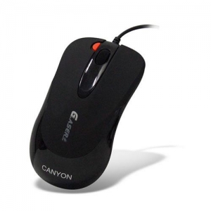 CANYON CNR-MSL4, G-Laser Technology, 1000 dpi, 4 кнопки, USB+PS/2, черная