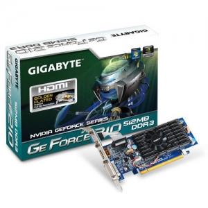 [nVidia GF 210]  512Mb DDR3 / Gigabyte  GV-N210D3-512I