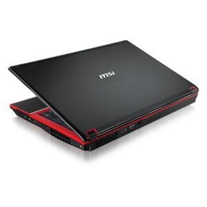 MSI GX740-273 / i7 QM720 / 17.3" HD+ / 4096 / 640 / HD5870 (1024) / DVDRW / WiFi / BT / CAM / 6 CELL / W7 HP / Black-Red