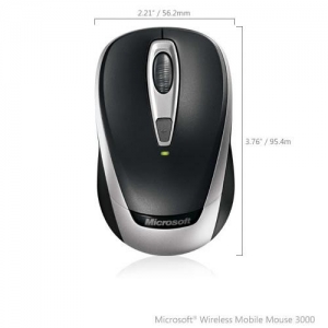 Microsoft Wireless Mobile 3000 (6BA-00011) USB черная