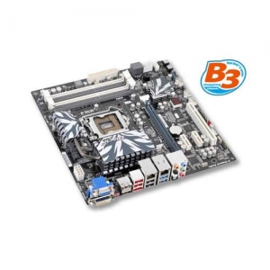 ECS H67H2-M  Socket 1155, iH67, 4*DDR3, PCI-E, SATA, SATA 6Gb/s, eSATA, ALC892 8ch, 2*GLAN, 2*USB3.0, D-SUB+DVI-D+HDMI+DP (Integrated In Processor), mATX