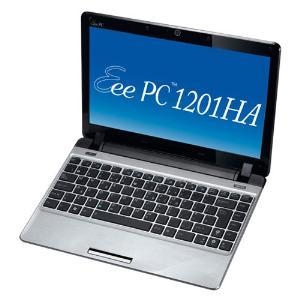 Eee PC 1201HA / Atom Z520 / 12" HD / 2048 / 250 / WiFi / CAM / DOS / Silver