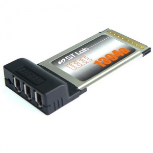 ST-Lab C121 PCMCIA/Cardbus IEEE 1394 3 port Adapter