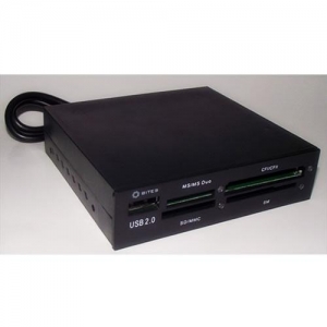 All-in-One Internal 5bites CR1001 + USB2.0 port, пластик, black, retail