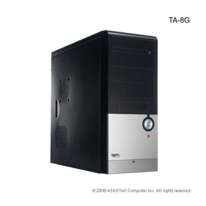 ASUS TA-8G1 450W Midi Tower, Black/Silver/Black , ATX,2*USB+2*Audio