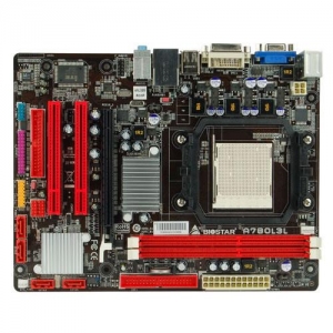 Biostar A780L3L Socket AM3, AMD760G, 2*DDR3, SVGA+PCI-E, ATA, SATA+RAID, ALC662 6ch, LAN,mATX