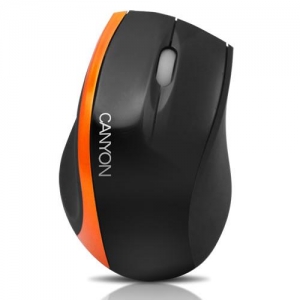 CANYON CNR-MSO01O, Optical, 800 dpi, 3 кнопки, USB, черно-оранжевая