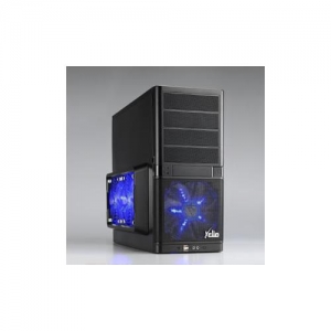 3Q Coolbox Advanced   Black , ATX, БЕЗ Б/П, 3 x 180mm FAN, BLUE NEON, 2*USB+Audio