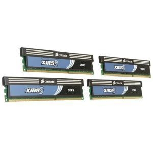 DIMM DDR3 (1333) 8Gb Corsair XMS3  CMX8GX3M4A1333C9  (9-9-9-24) , комплект 4 шт. по 2Gb, RTL