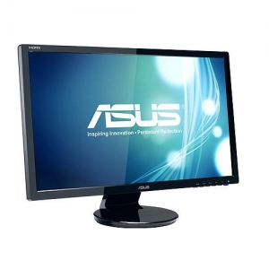 ASUS VE248H  24" / 1920x1080 (LED) / 2ms / D-SUB + DVI-D + HDMI / Spks / Черный глянцевый