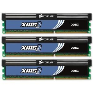 DIMM DDR3 (1600) 6144Mb Corsair XMS3 for Intel Core i7/i5 TR3X6G1600C7  (7-7-7-20) , комплект 3 шт. по 2Gb, RTL