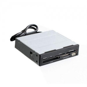 All-in-One Internal Ginzzu GR-136UB + USB2.0 port, металл/пластик, черный