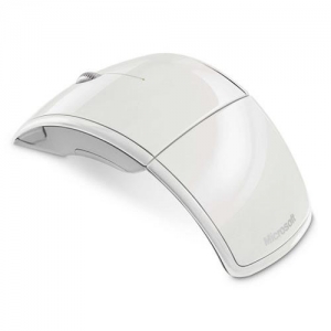 Microsoft Wireless Laser Arc Mouse USB White (ZJA-00048)