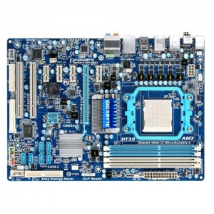 GigaByte GA-770T-USB3 Socket AM3, AMD 770, 4*DDR3, PCI-E, ATA, SATA+RAID, FDD, ALC888 8ch, GLAN, 2*USB3.0, 1394, ATX