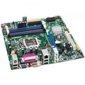 INTEL DQ57TML Socket1156, iQ57, 4*DDR3, PCI-E, SATA, HDA 6ch, GLAN, DVI-I+DVI-D (Integrated In Clarkdale Processor), mATX (ОЕМ)