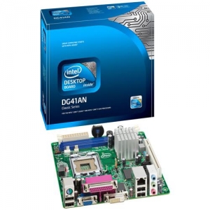 INTEL DG41AN Socket775, iG41, 2*DDR3, SVGA, SATA, ALC888S 6ch, GLAN, Mini-ITX (907877)  OEM